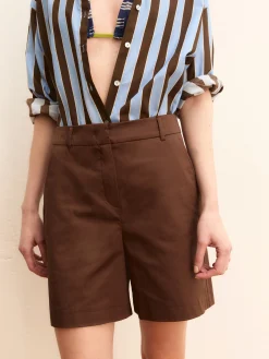 Shorts in raso stretch - CAFFE`