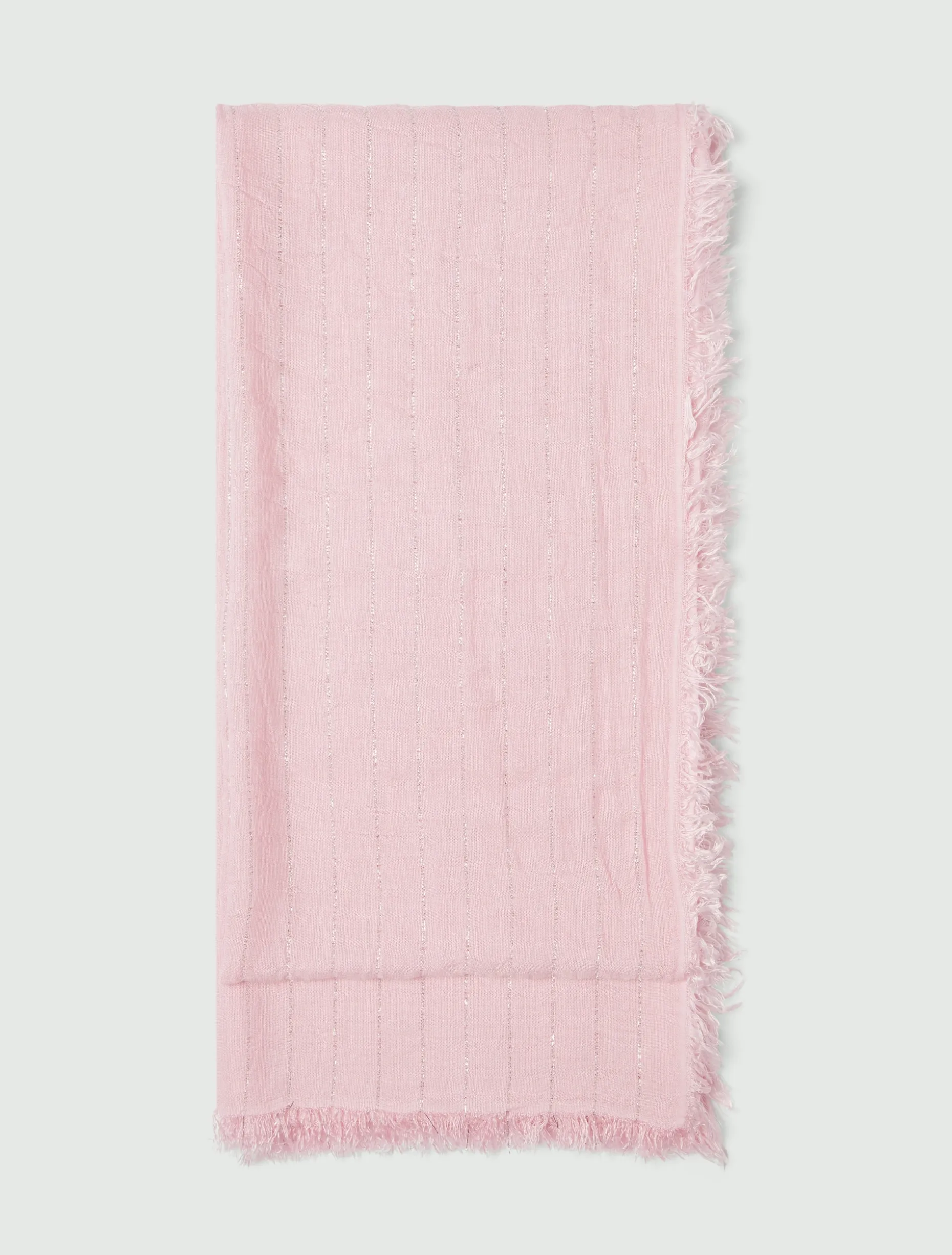 Stola con filo di lurex - ROSA