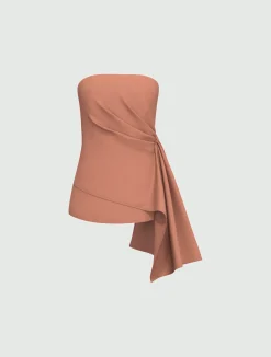 Top a bustier asimmetrico - MALVA