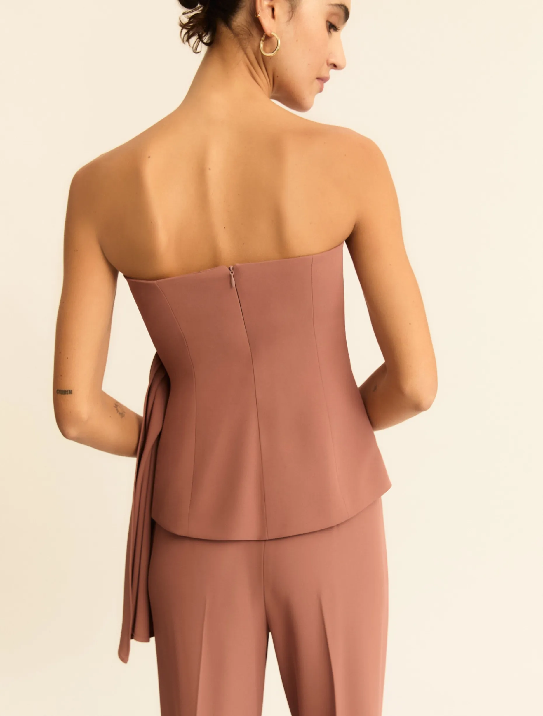 Top a bustier asimmetrico - MALVA