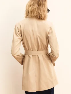 Trench in cotone stretch - BEIGE