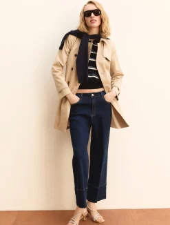 Trench in cotone stretch - BEIGE