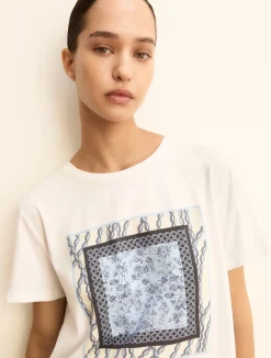 T-shirt con stampa - BLU