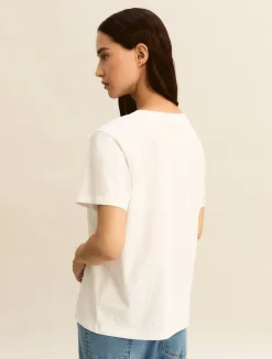 T-shirt con stampa - ROSSO
