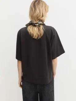 T-shirt in cotone stretch - TESTA DI MORO