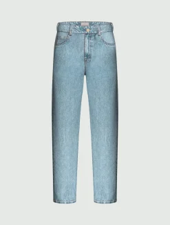 5 tasche mom fit in denim - BLUE JEANS