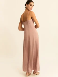 Abito a bustier in raso - MALVA