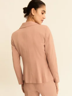 Blazer doppiopetto in faille stretch - MALVA