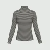 Maglia a lupetto in viscosa - NERO
